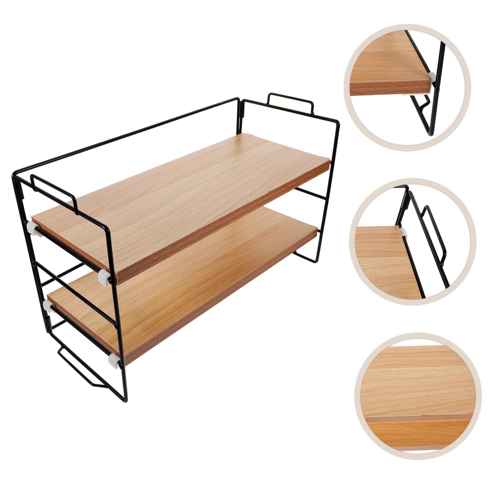 STOBOK Make-up-organizer Mit Lippenstifthalter 2-stufiges Badezimmer-aufbewahrungsregal Hautpflege-organizer Leicht Zu Reinigen Maximiert Den Platz