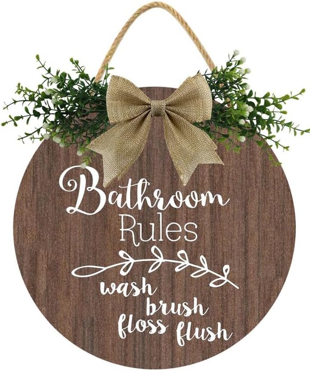 Miniatura 10 de Uptell Letrero de 12 pulgadas con texto en inglés «Welcome Please Seat Yourself Thank You» («Welcome Please Seat Yourself Thank You» («Welcome