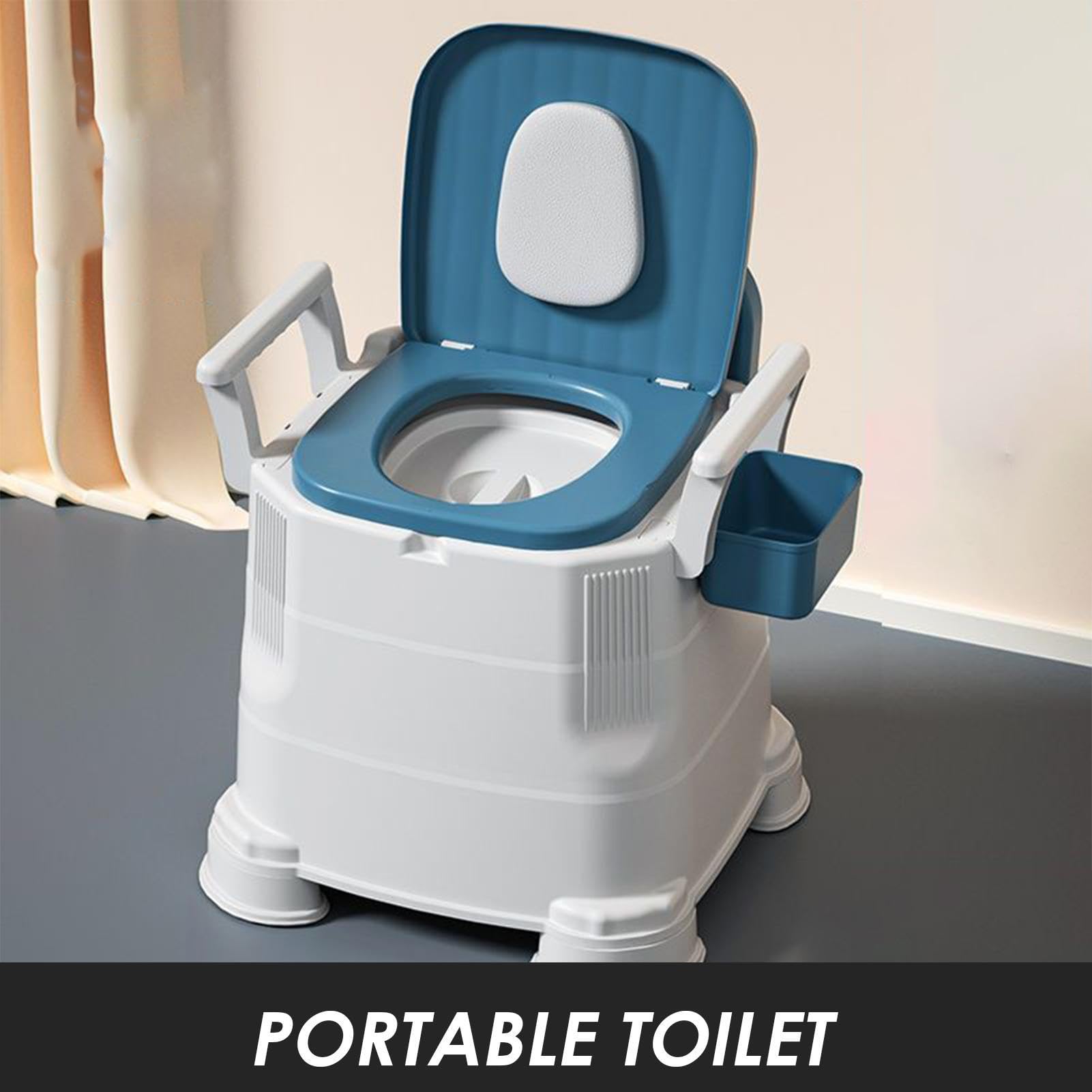 Tragbare Toilette für Camping | Toilettenstuhl für ältere Menschen – Training Töpfchen, Nachttisch Toilettenstuhl für Zuhause ältere schwangere Frauen