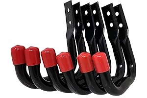 Tetra-Teknica UH03-6P Heavy Duty Garage Storage Utility Hooks