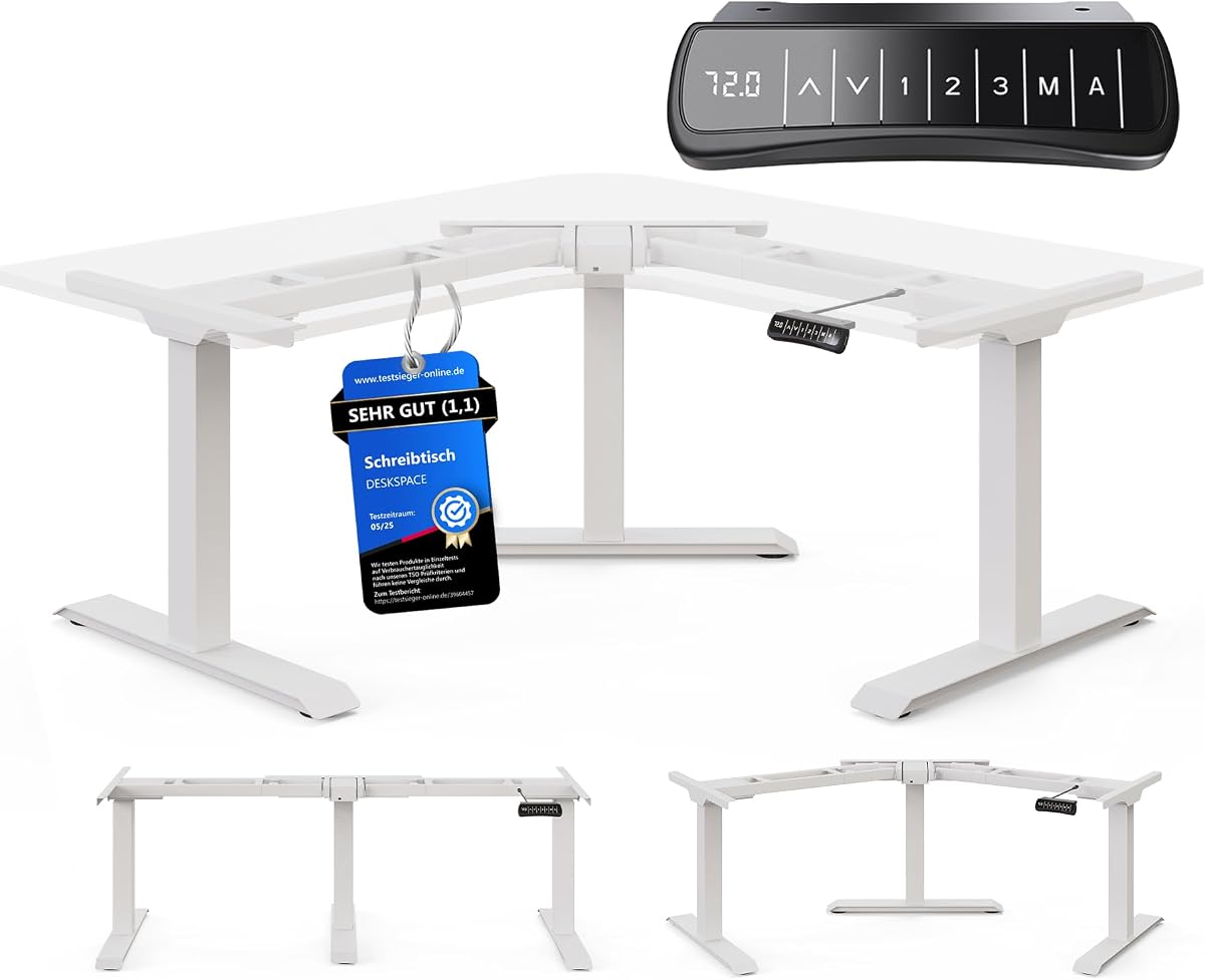 Corner höhenverstellbarer Schreibtisch Gestell (elektrisch)
