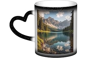 Mountain Lake View Sunny Day Mug: Unleash Sunny Day Magic with Color-Changing Wonder