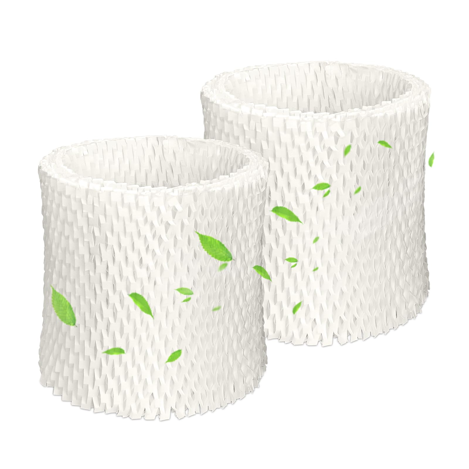 Keycci Canopy Humidifier Filter Replacement, Canopy Filter Compatible with Bedside &amp; Nursery Canopy Humidifiers, Wood Pulp &amp; Paper Honeycomb Filters (2pcs, White)