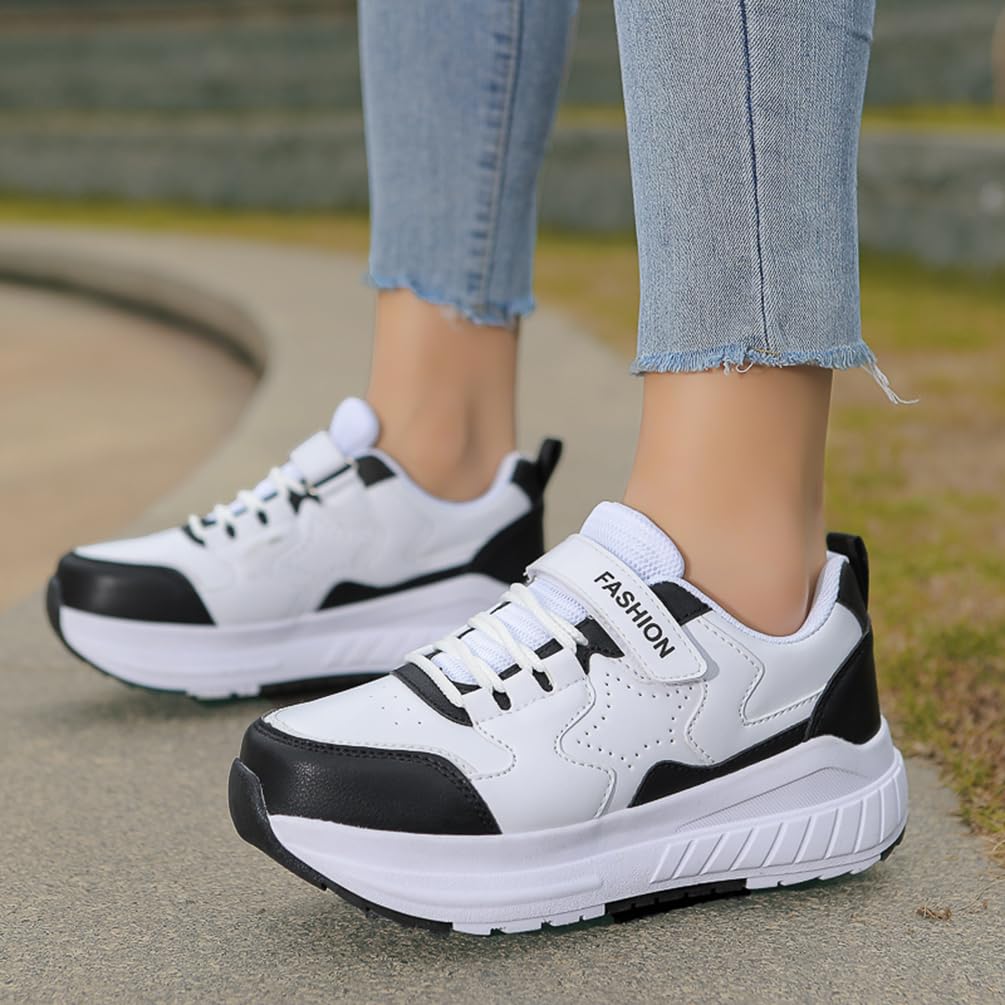 Dziewczęce buty na kółkach dla chłopców buty do deskorolki dla dzieci 2 w 1 wielofunkcyjne buty na rolkach buty na rolkach buty damskie, Rolka S2, 35 EU