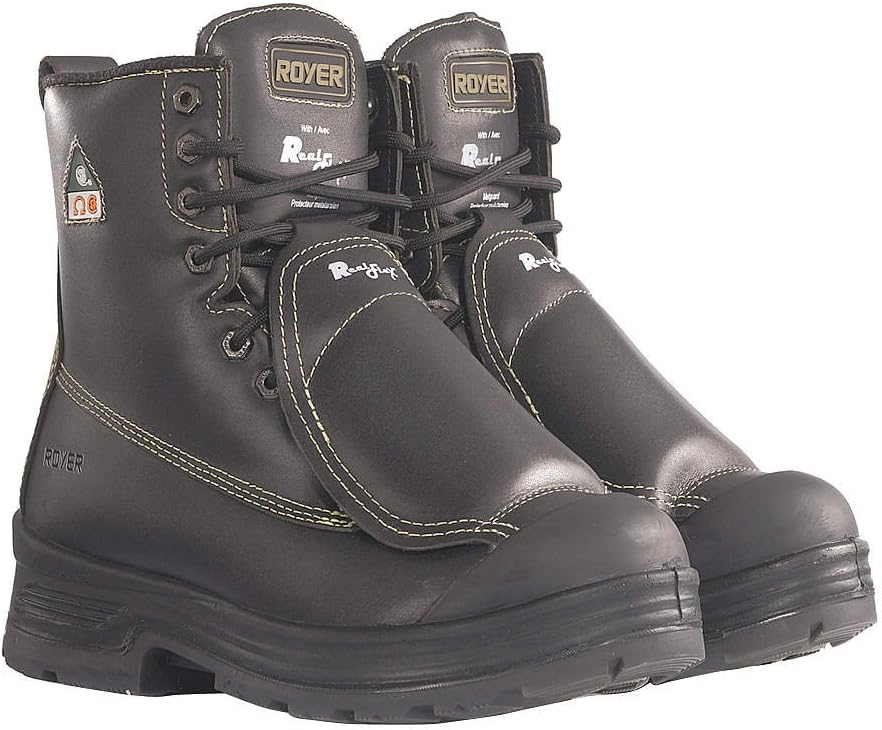 Royer - 10-5301-085 - Work Boots, Size 8-1/2, Toe Type: Steel, PR