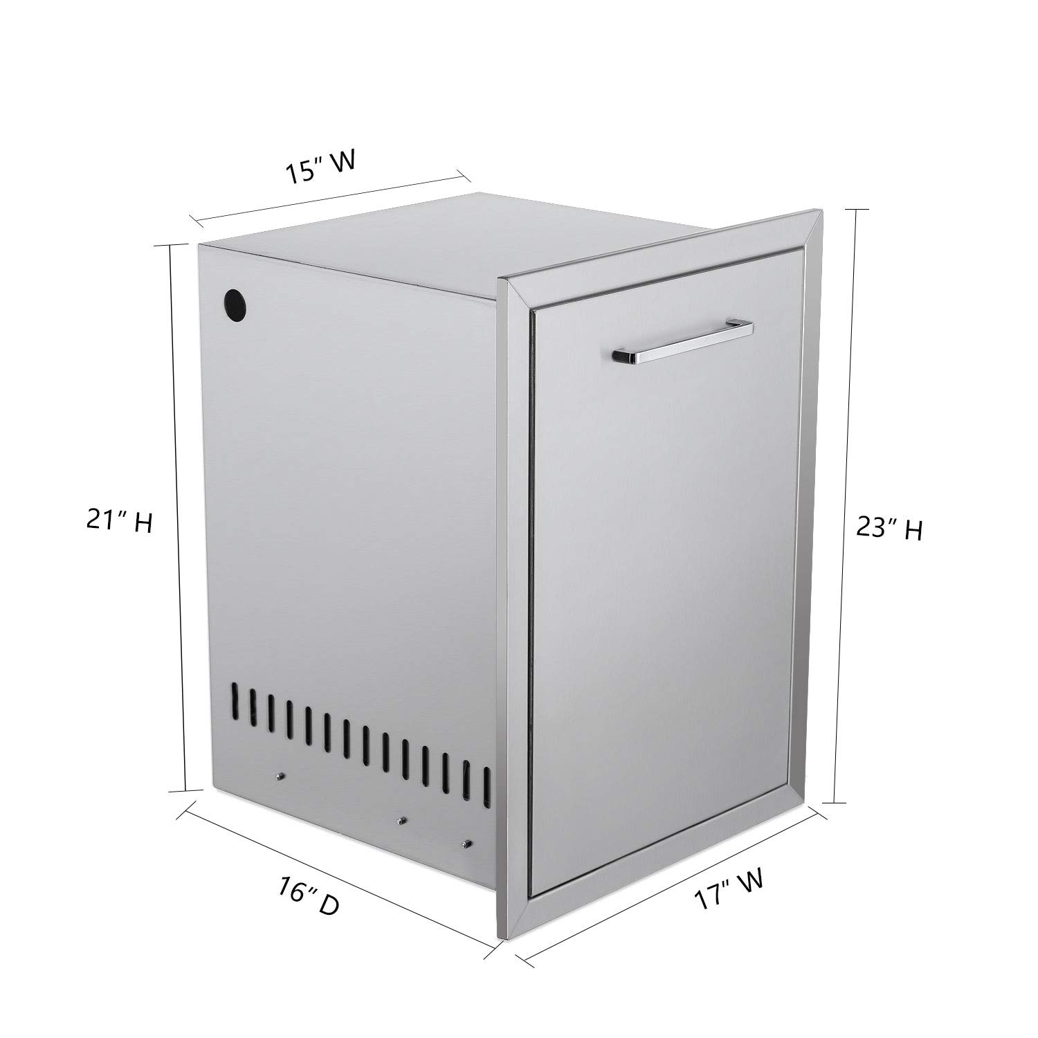 Buy Propane Drawer Stainless Steel PullOut Trash/Propane Tank Drawer