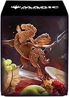 Vista 3 de Ultra Pro - Wilds of Eldraine Alcove Flip Deck Box Food Fight for Magic: The Gathering, Protect & Store Commander MTG Decks, almacenamiento