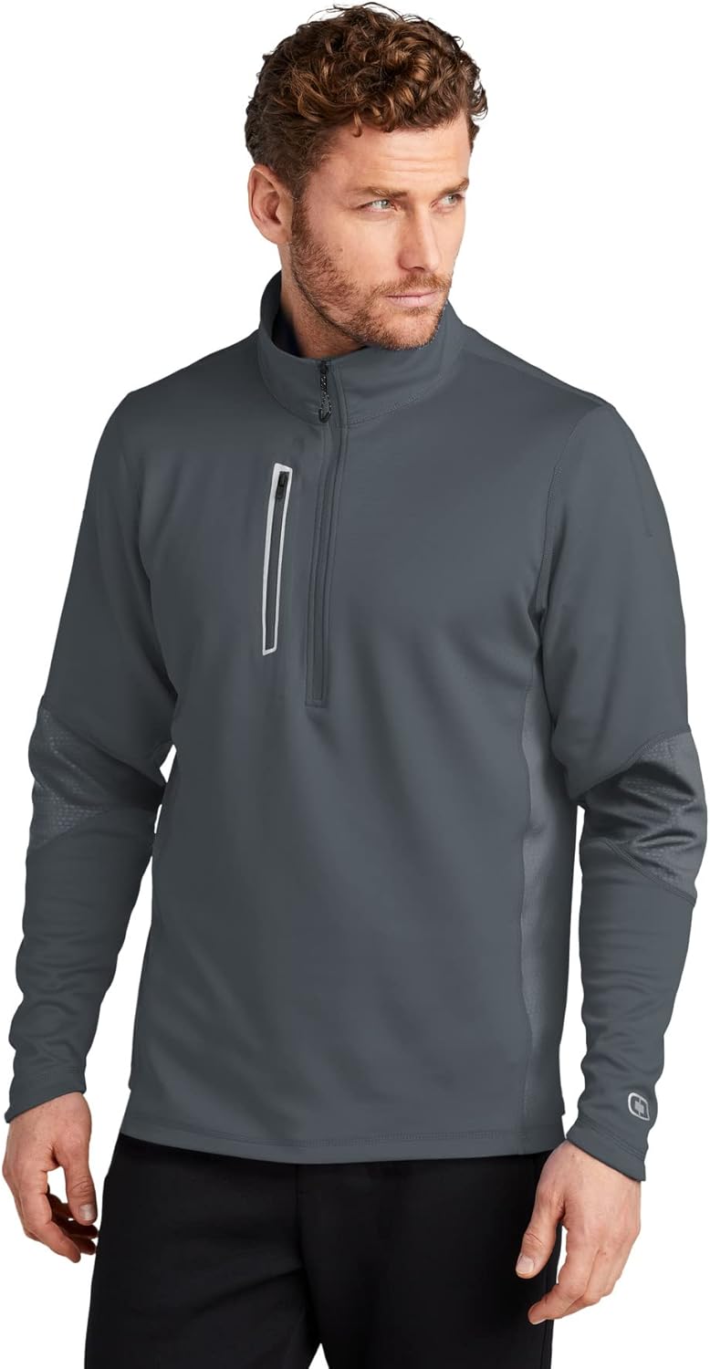 OGIO Unisex Fulcrum Quarter Zip | Quarter Zip Pullover for Men & Women, Casual Spring Jacket for Running, Travel & Golf
