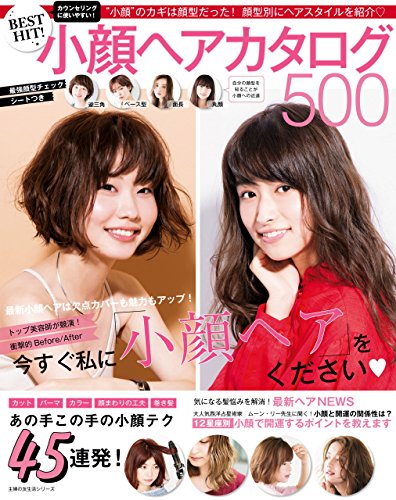 ＢＥＳＴ　ＨＩＴ！　小顔ヘアカタログ５００ 主婦の友生活シリーズ