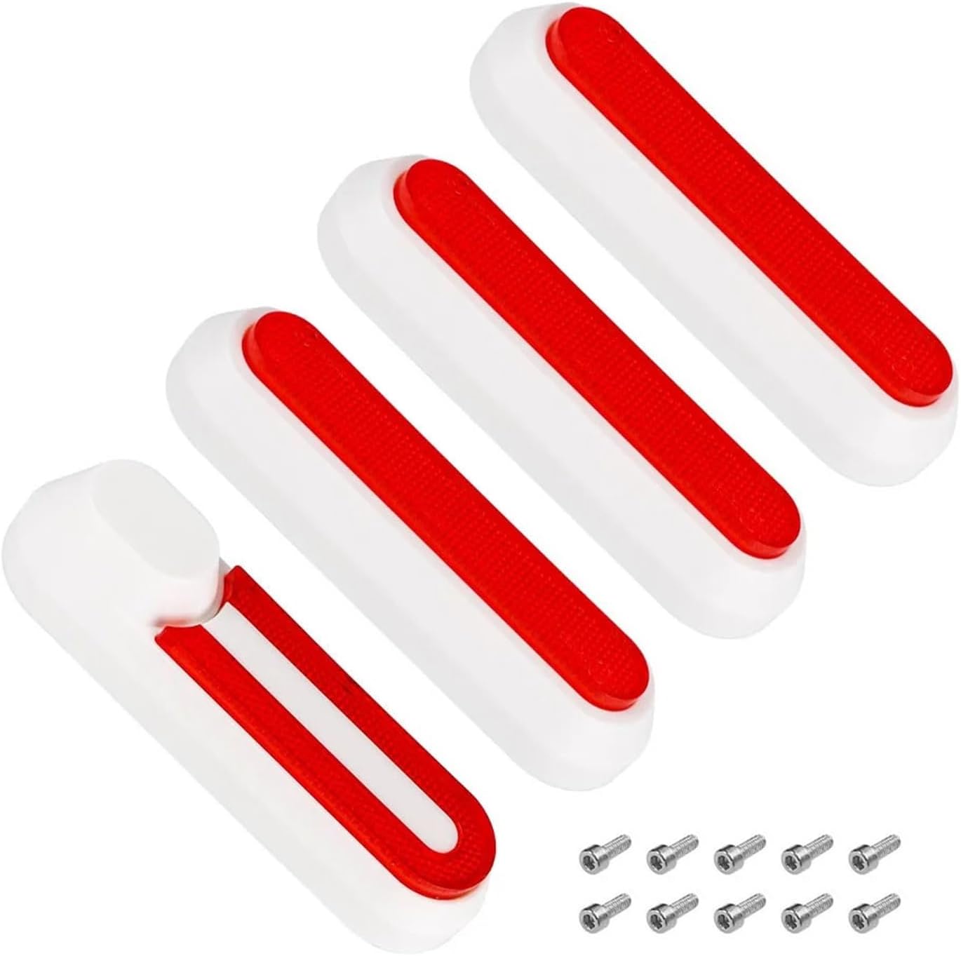 Wheel Cover Hub Cap Protective Shells Reflective Stickers,Compatible for Xiaomi 1S Pro 2 M365 Mi3 Pro Electric Scooter Accessories