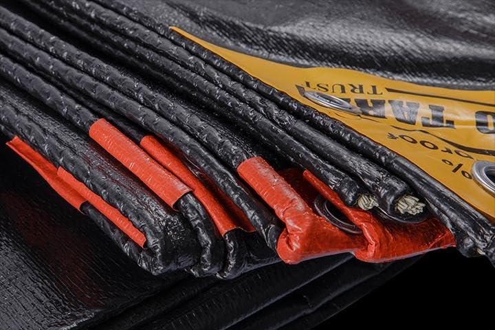 Image of DECO TARP TRUST Heavy-Duty Waterproof Tarpaulin, 250 GSM, UV Resistant, Multi-Purpose Cover for Trucks, Agriculture, Bike, Pond Size (30X18)