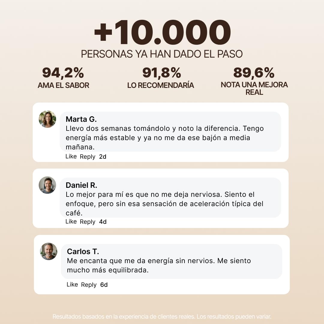 MYKOFI Café con Hongos Funcionales - Café Soluble con Melena de León, Cordyceps, Chaga, Reishi, Maitake, Maca y Ashwagandha - Energía Natural y Enfoque
