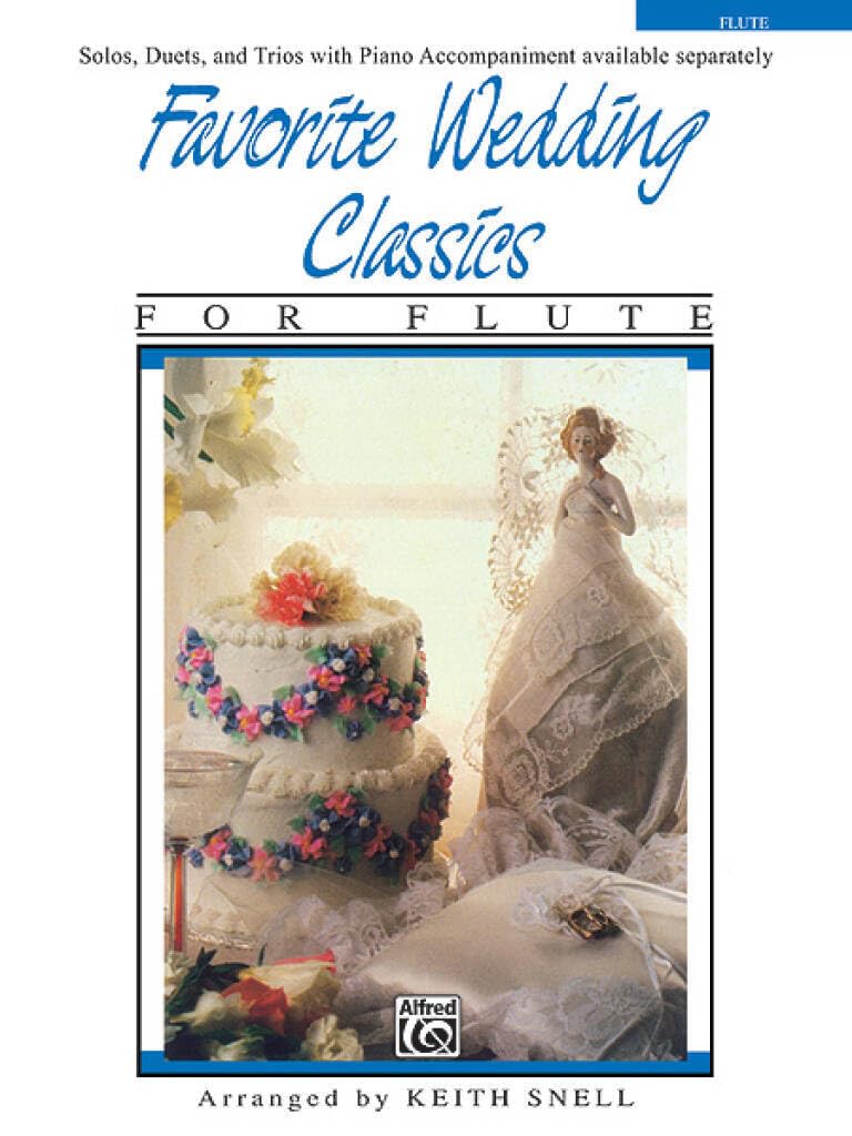 Partition flute favorite wedding classics recueil musique de mariage