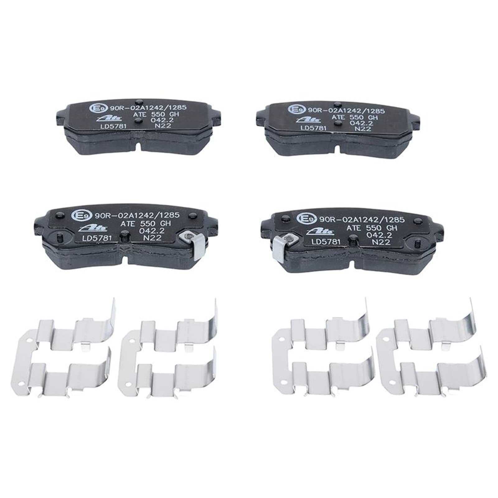 ATE Bremsscheiben 234mm + Ceramic hinten | 24.0110-0324.1 + 13.0470-5781.2 Kompatibel mit Picanto II (ta)