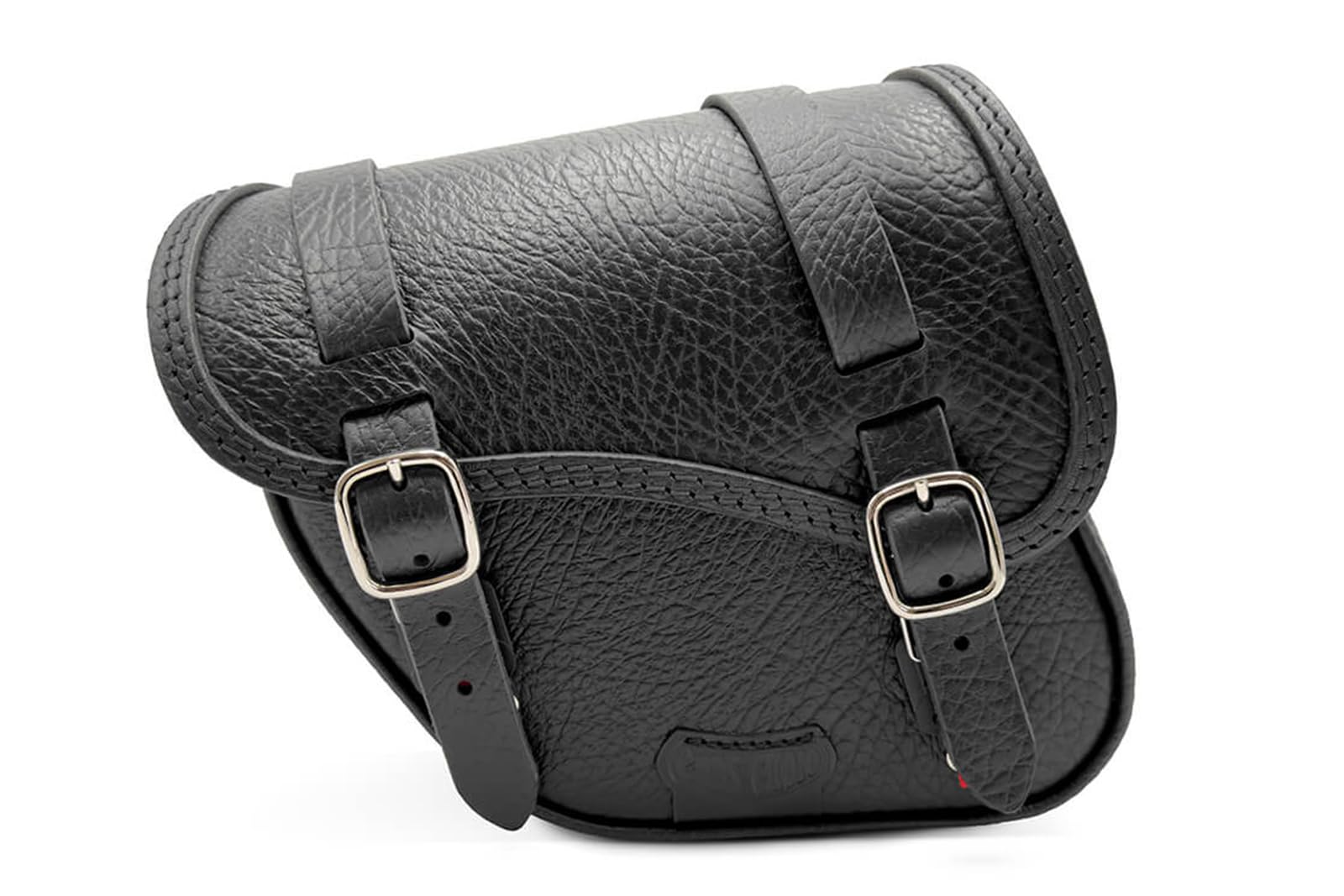 Sacoche Latérale Gauche Pour Moto Custom - Volume 13L - Cuir Synthétique étanche - Support Inclus - Pour Indian Chief Dark Horse Etc.