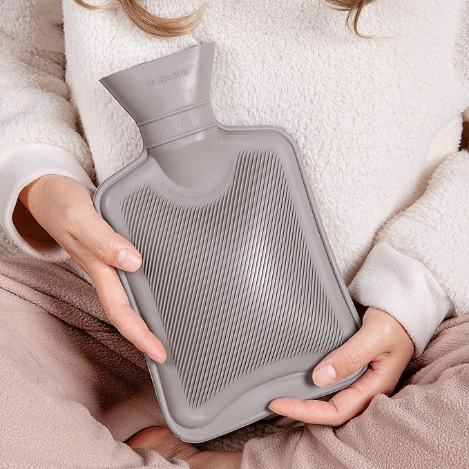 Image of MCP Healthcare Hot Water Bag Bottle 1000 ml Warm Relaxing Non Electrical Heat Therapy Bag Pain Relief Bottle | Period Cramps, Body Aches & Cold Therapy | Reusable Hot & Cold Water Bottle For back, neck & joint pain