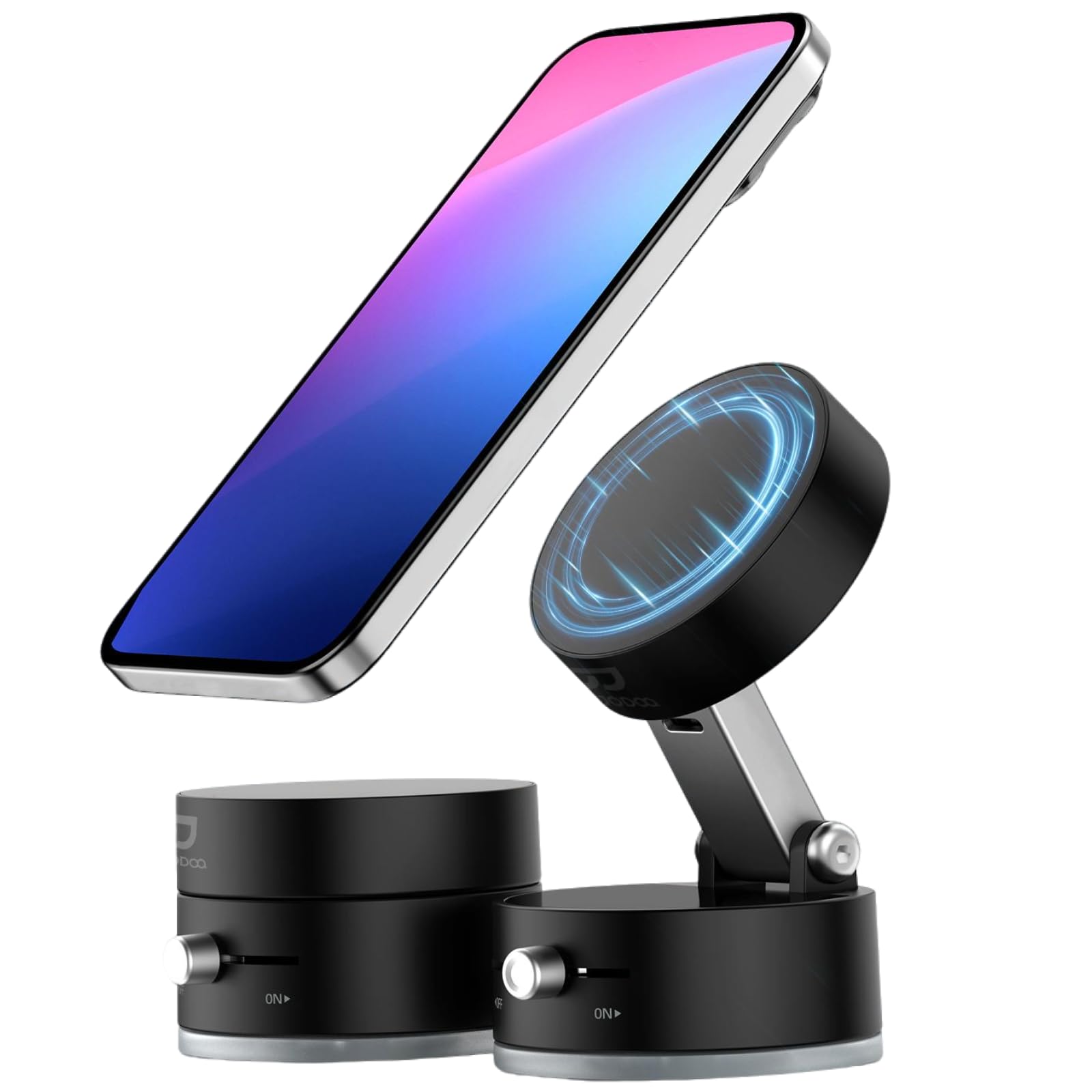 GOKOCO Suporte Magnético para Celular de Carro 360°, MA3269, Preto Black