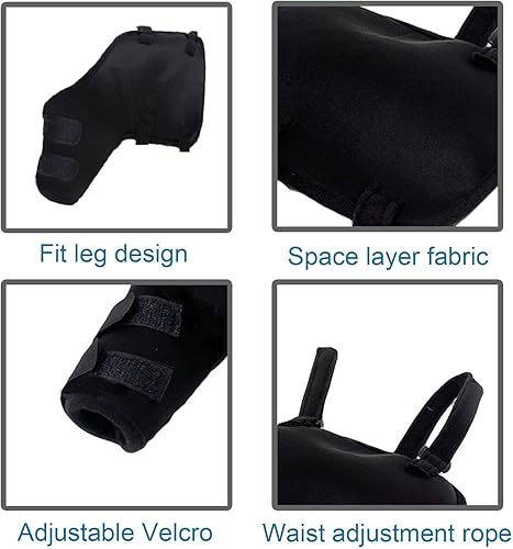 Miniatura 3 de Protector de articulaciones de piernas de mascotas para perros, almohadillas protectoras ajustables para coderas de perro, manga de compresión de