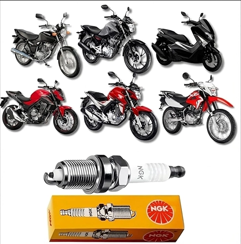 Vela de Ignição Importada para Motos