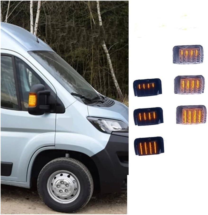 Car Turn Signal Light Dynamic Side Mirror Turn Signal Lights For Citroen For Jumper For Relay Rearview Mirror Turn Flash Lamp