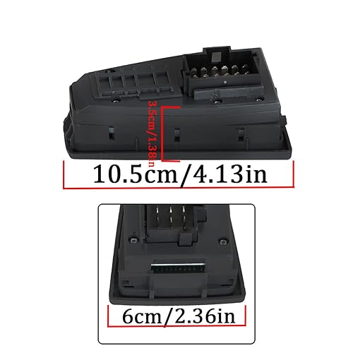 Miniatura 7 de WFLNHB Power Master - Interruptor de ventana de repuesto para 20752918 21543897 Reemplazo para camión VNL FH12 FH13 FM