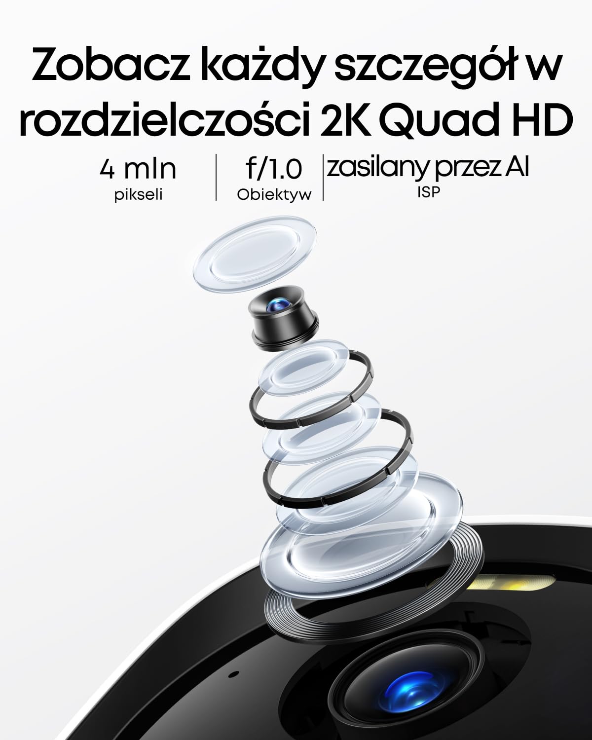 eufy Security eufyCam E40 Dodatkowa kamera Solar, na zewnątrz, bezprzewodowa, ciągłe zasilanie, rozdzielczość 2K, kamera bezpieczeństwa domowego (Dwie kamery)