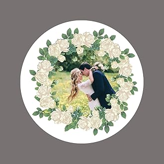 Made in USA Qty 100 Personalized Custom Round Stickers Labels Customized Waterproof Sticker for Business Logo Party Birthday Wedding Favors Baby Shower Bridal Handmade Family Gathering