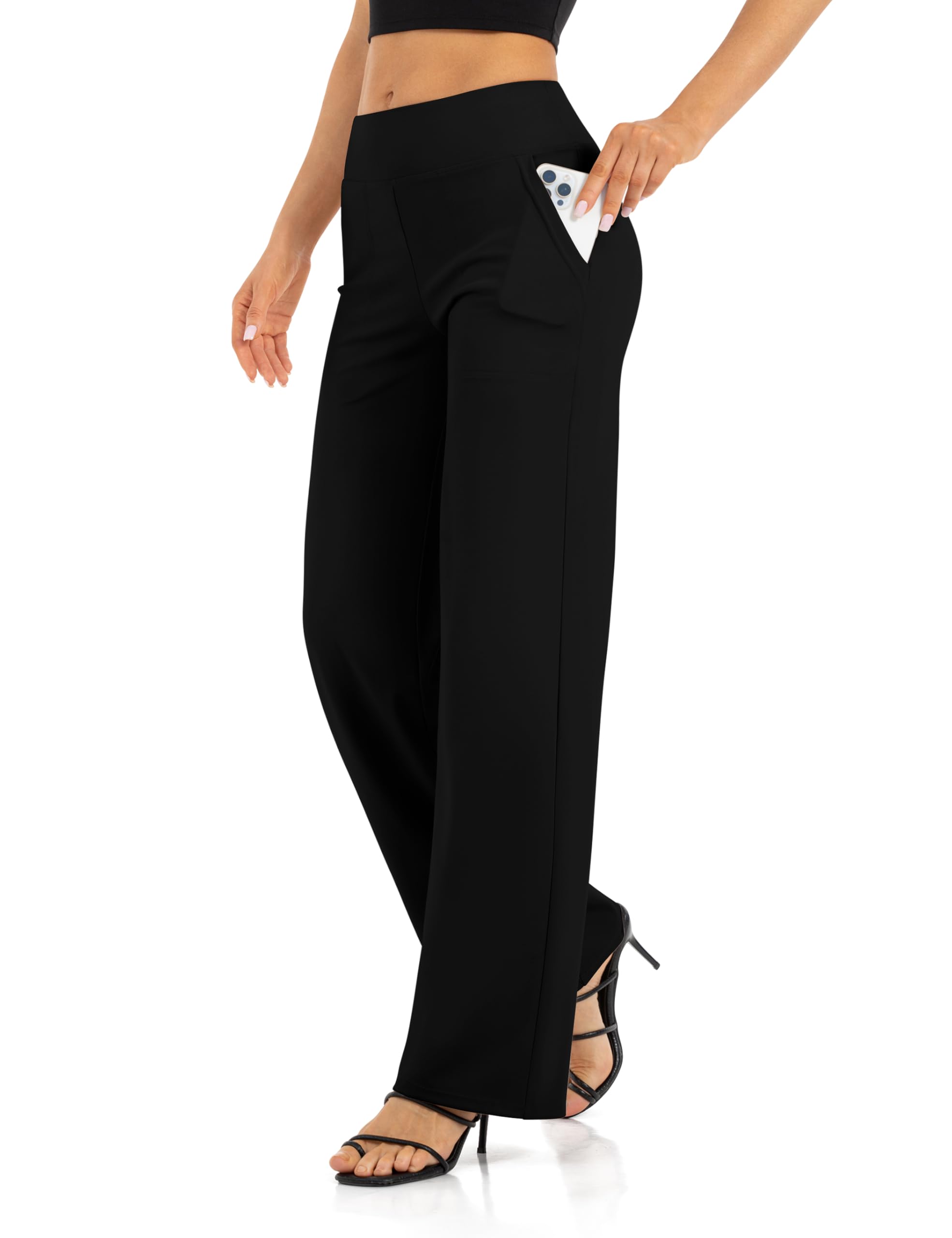 Blisset Paquete de 3 Leggings de Cintura Alta para Mujer, Pantalones Deportivos Suaves con Control de Abdomen para Correr, Yoga, Entrenamiento, Talla Regular y Grande