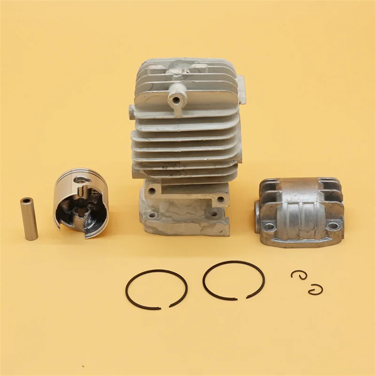 Zestaw tłoka cylindra 34 mm w stylu chińskim 2500 25CC do piły łańcuchowej ogrodowej Części zamienne do narzędzi Części do narzędzi ogrodowych