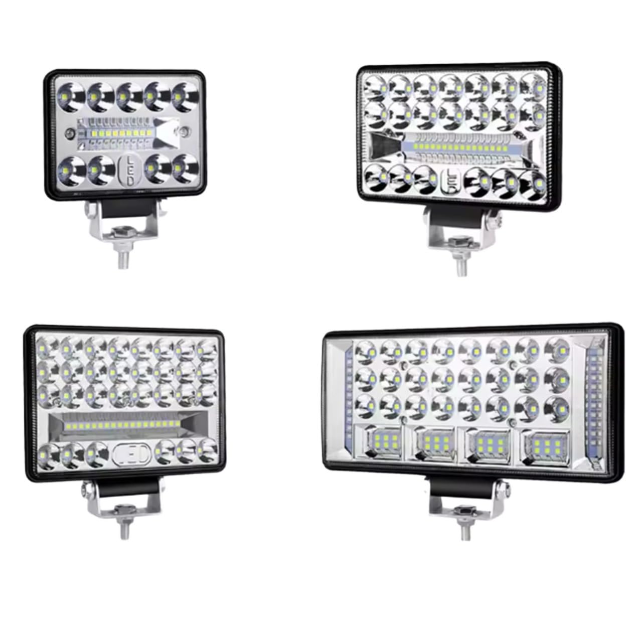Listwa świetlna LED 4'' 5'' 6'' 7 cali Części pasujące do reflektorów