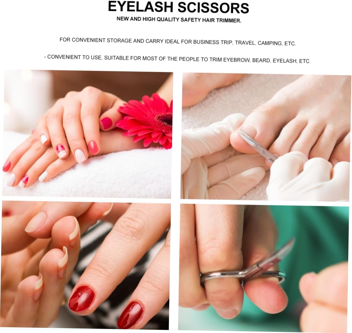 2pcs Eyebrow Scissors and Razor Lightweight Portable Trimmer for Precise Eyebrow Grooming for Home and Salon Use Ergonomic Design for Women