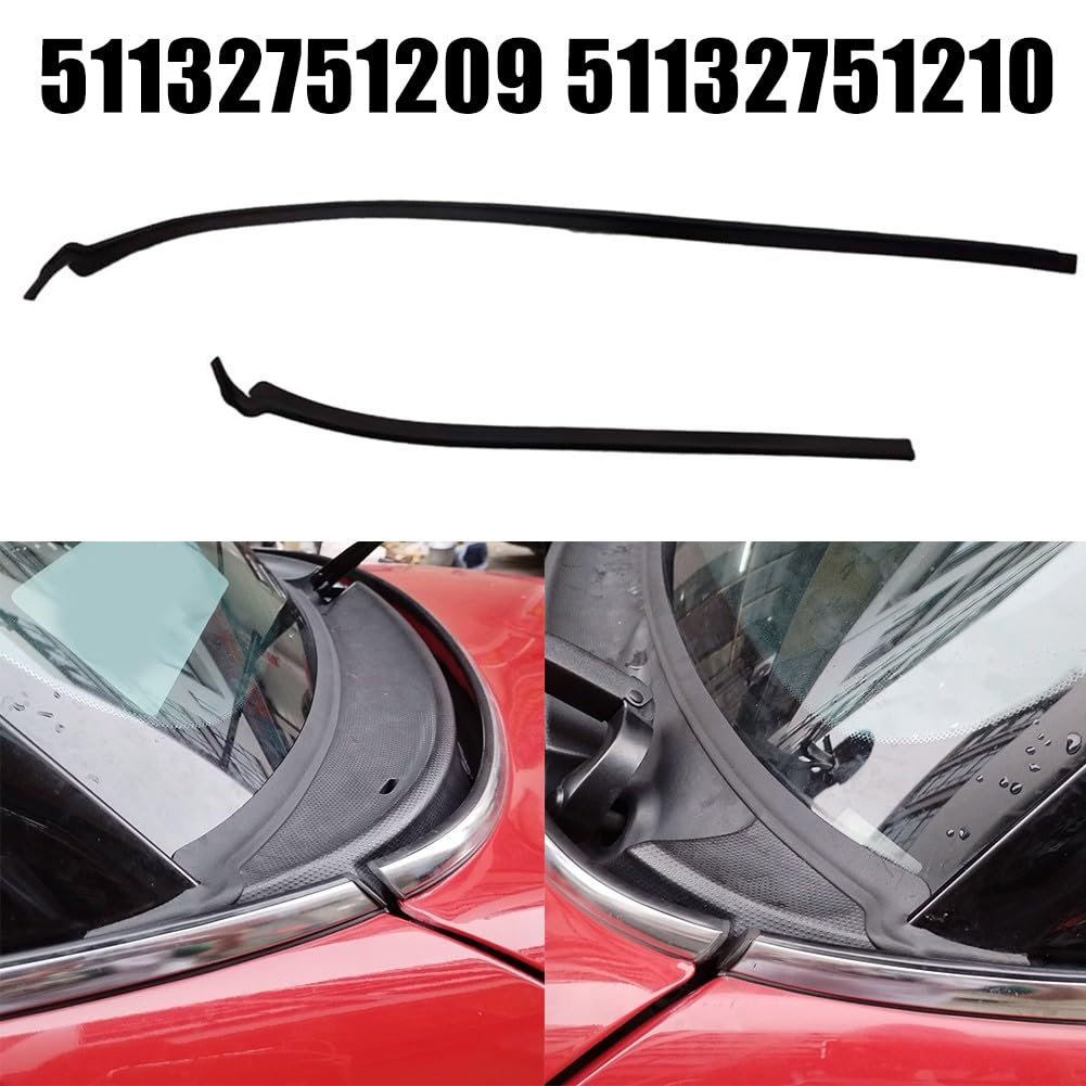Per LHD Anteriore Coppia Parabrezza Cappuccio Guarnizione Per BMW Per MINI R55-R57