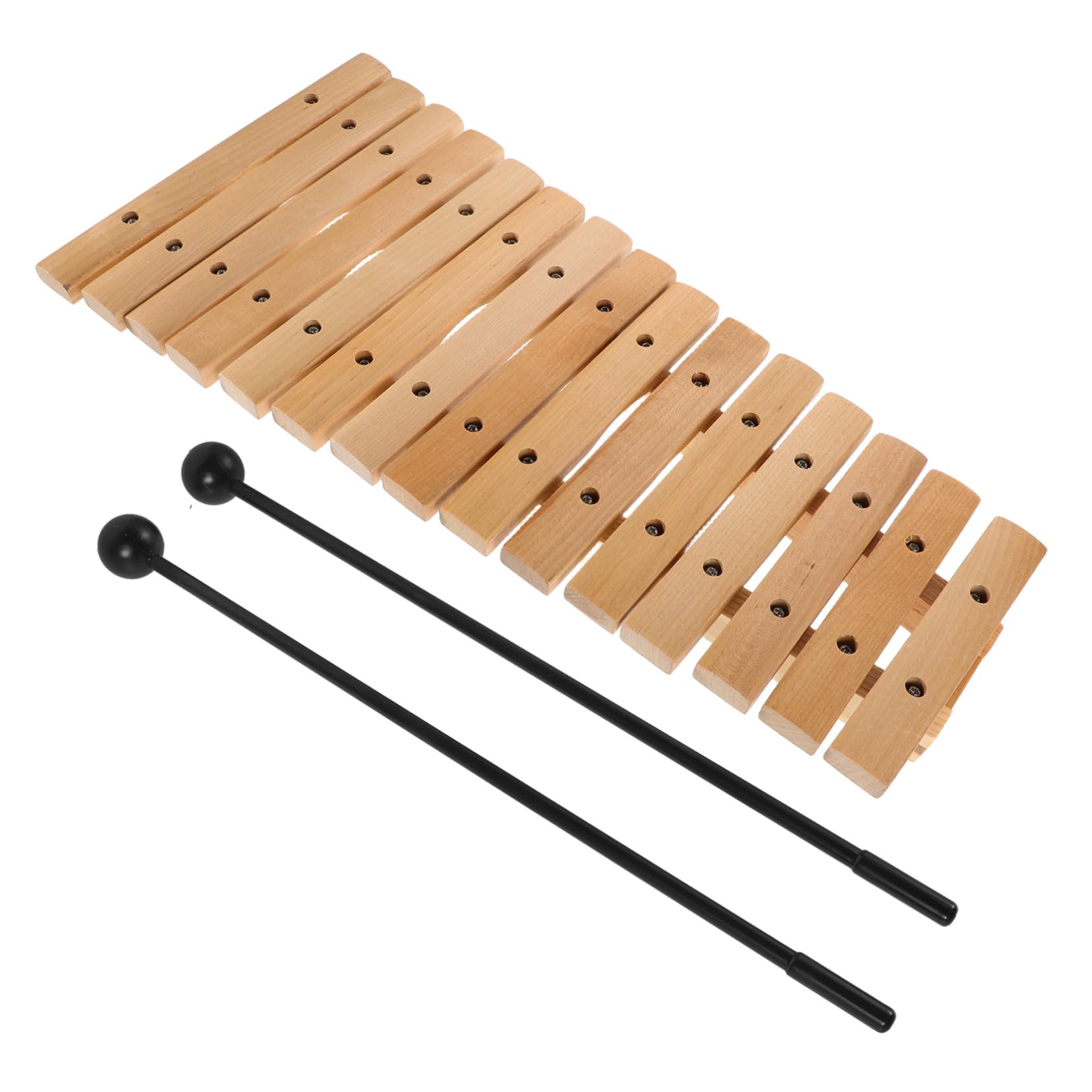 Xilofono Orff 15 Note in Legno e Plastica per Principianti | Gioco Educativo Musicale, Suono Ricco, per Casa e Scuola Materna, con Mazzuoli in Legno