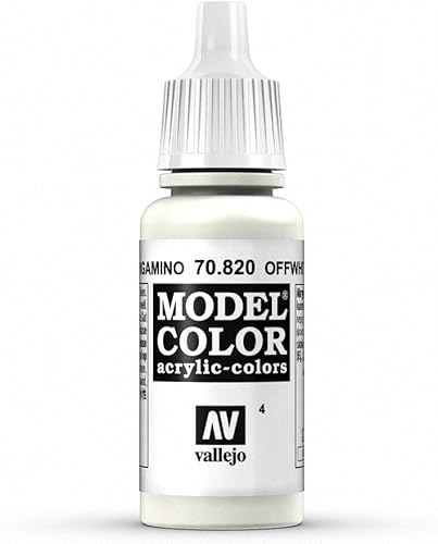 Vallejo - Pintura blanca modelo color 1, 0.6fl oz