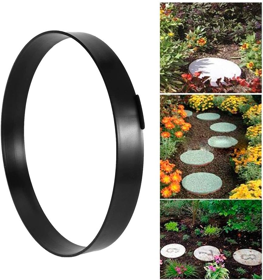 Paver, Concrete, Concrete Stamps Stepping Stone Brick Pavers DIY Round Walk Brick Concrete Paver, Walk Maker Concrete for Stepping Stones