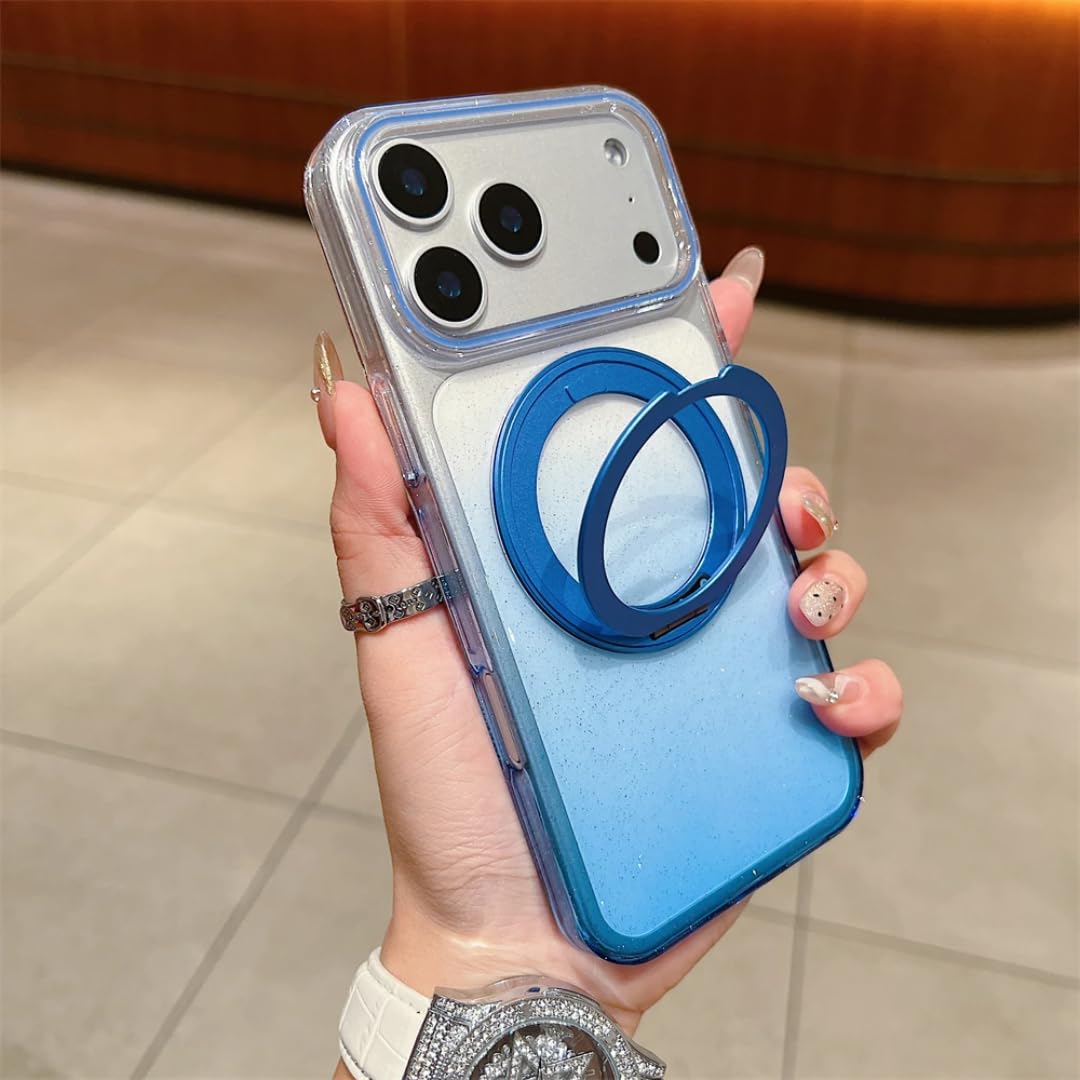 Coque iPhone 16 Pro magnétique anti rayure avec support anneau - 6