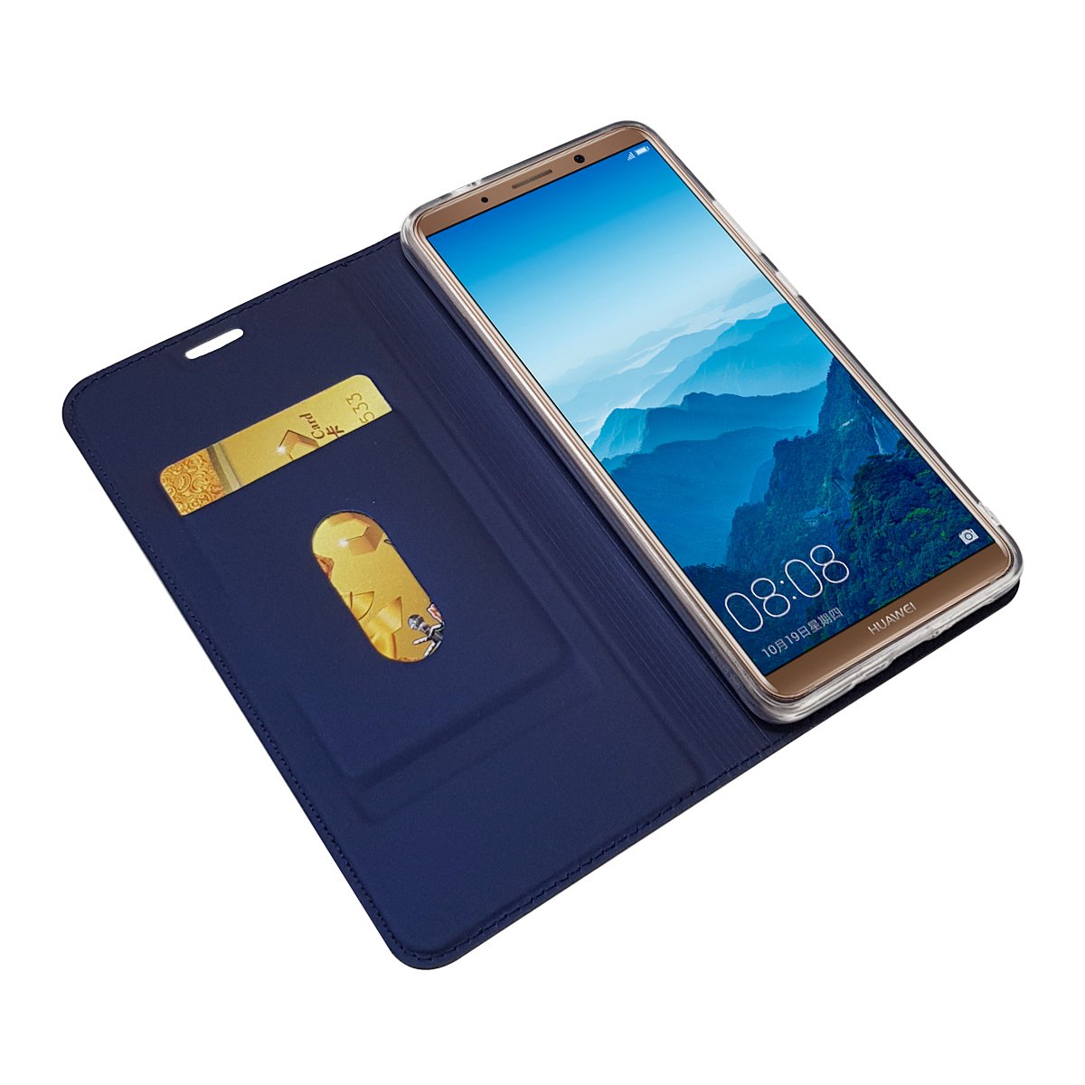 HUAWEI - huawei mate 10 pro(ケース付き) Amazon.co.jp: ファーウェイ Huawei Mate 10 Pro ケース 手帳型