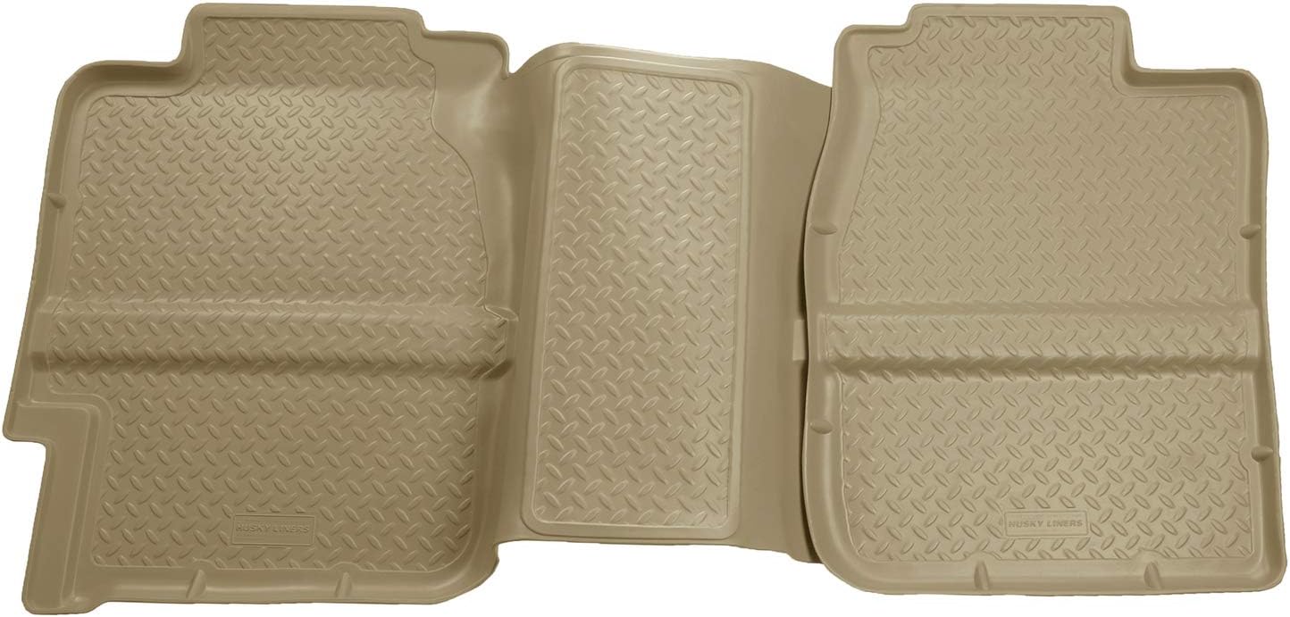 Husky Liners Classic Style Series | 1999-2007 Silverado/Sierra 1500 Extended Cab, 1999-2007 Chevrolet Silverado/GMC Sierra2500/3500 Extended Cab | 2nd Seat Floor Liner, Tan | 61363