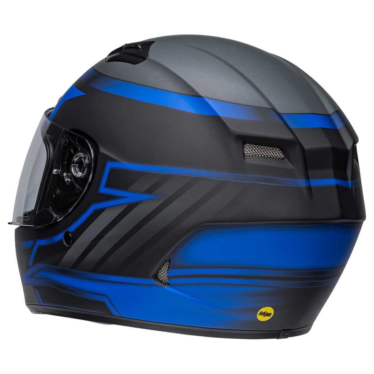 BELL Qualifier DLX MIPS M Raiser ブラックブルー Amazon.com: Bell Powersports Qualifier DLX MIPS Raiser Matte Black