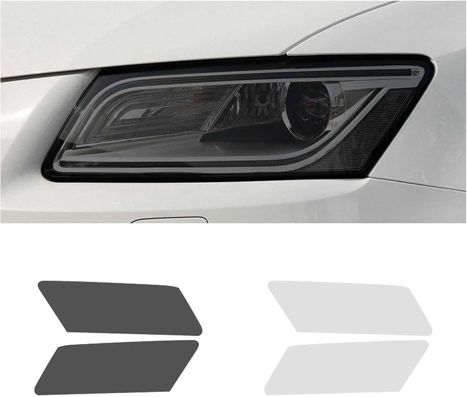 SamLng Car Front Light Film For SQ5 2013-2017 Car Headlight Film Headlight Protection Sticker Car Front Headlamp Protection Film car Lights Film Headlight Anti-Scratch Non-Yellowing Protective Film