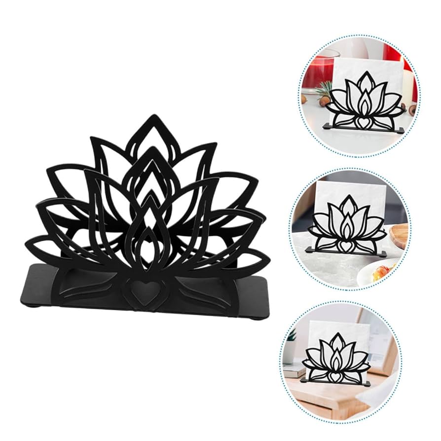 Amazon | WSWSWSWナプキンホルダー、ロータスナプキンホルダー2