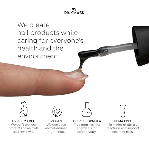 Miniatura 7 de PINK MASK Gel constructor en una olla de 1.06 oz, extensión de uñas en una maceta, gel constructor para uñas, esculpir manicura acrílica UVLED