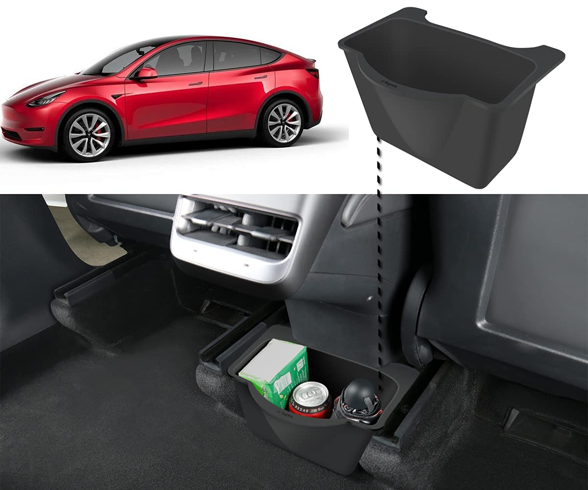 Buy Topfit For Tesla Model Y Rear Center Console Organizer Rear Storage