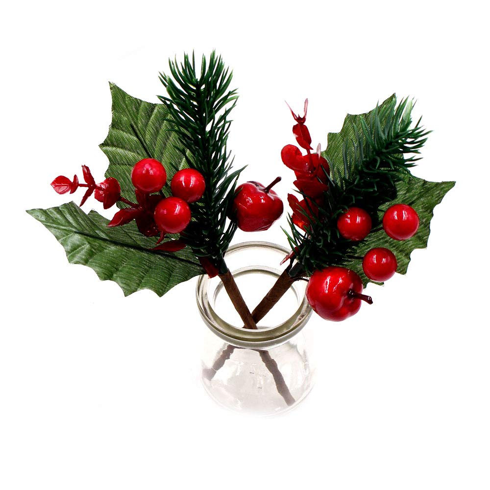 Buy LIDEBLUE 10Pack Christmas Artificial Berry Stems, Christmas Tree
