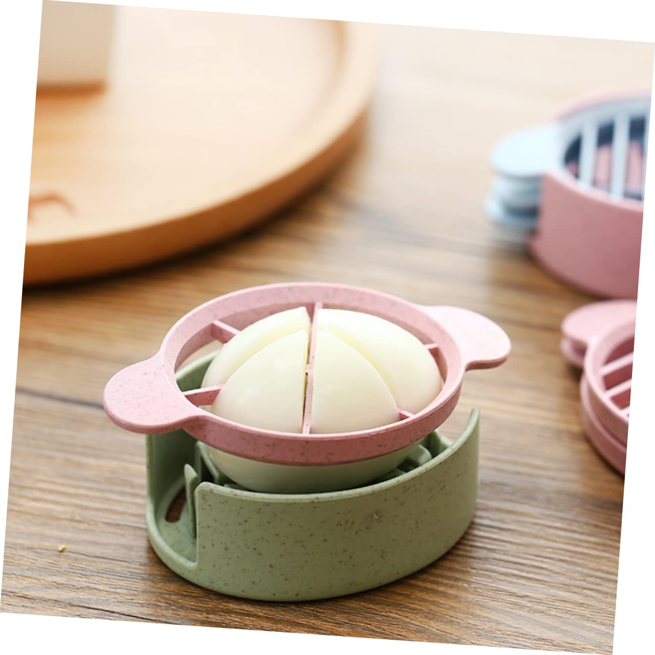 BRIGHTFUFU Egg Dicer for Hard Boiled Eggs Scissors Multi-functional Food Cutting Tool