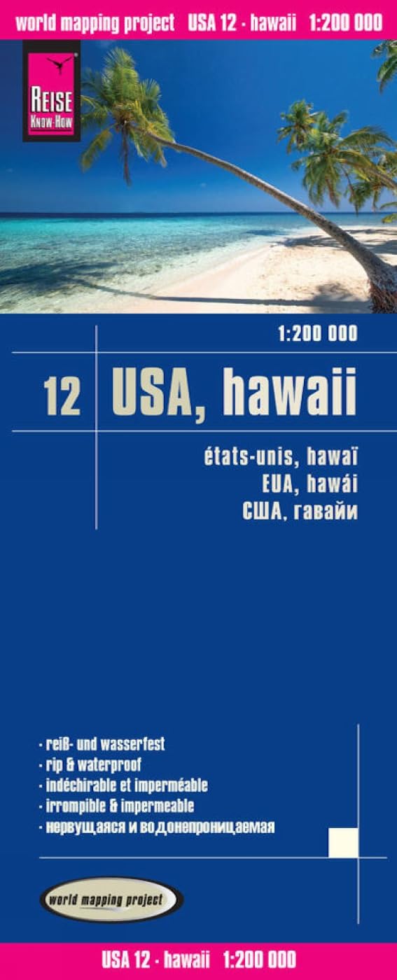 Reise Know-How Landkarte USA 12, Hawaii (1:200.000): world mapping project