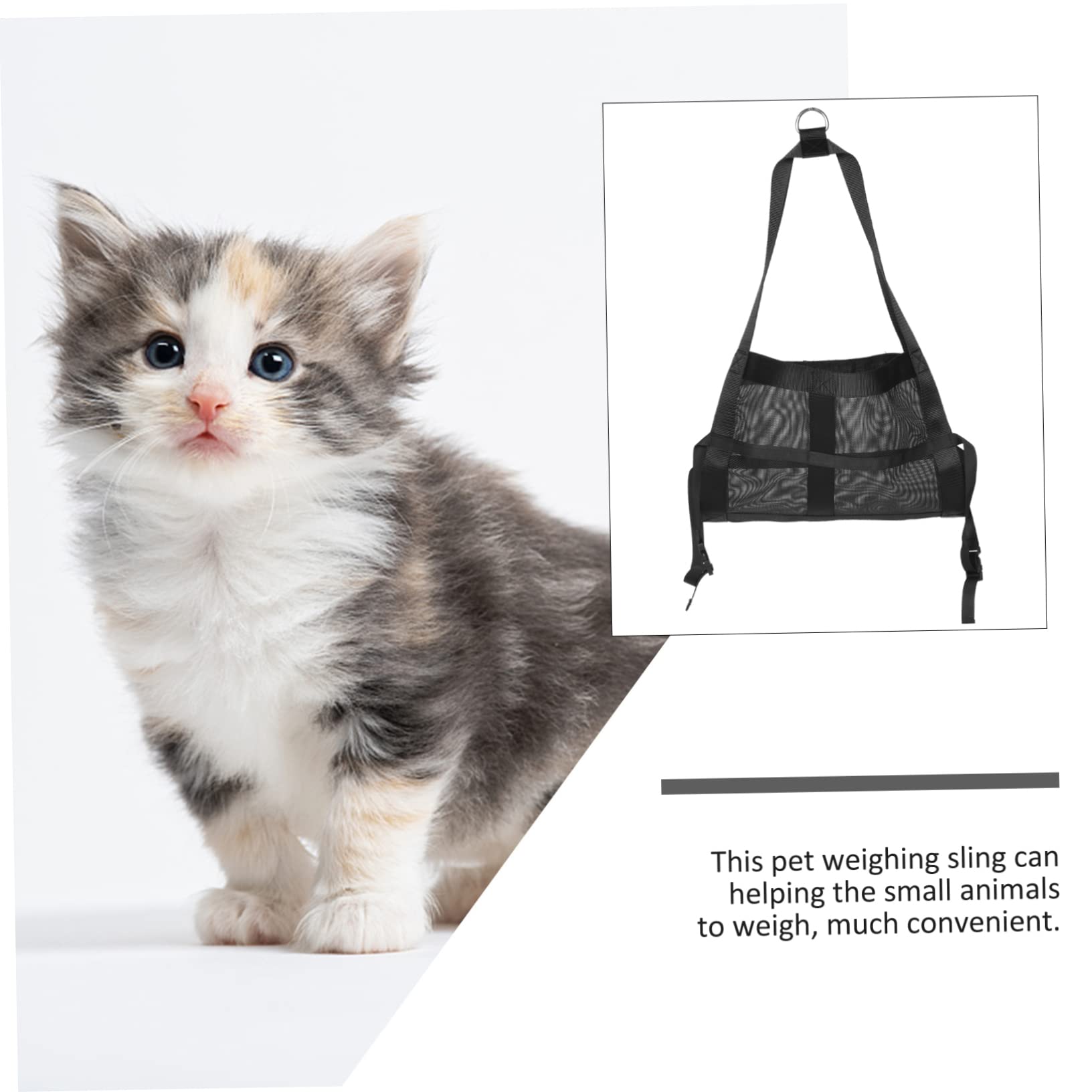 BESPORTBLE Imbracatura Per Pesare Bestiame Rete Per Pesare Bovini e Vitelli Animali Domestici Realizzata in Nylon Durevole e Sicuro Impedisce Agli Animali Di Muoversi Durante La Pesatura