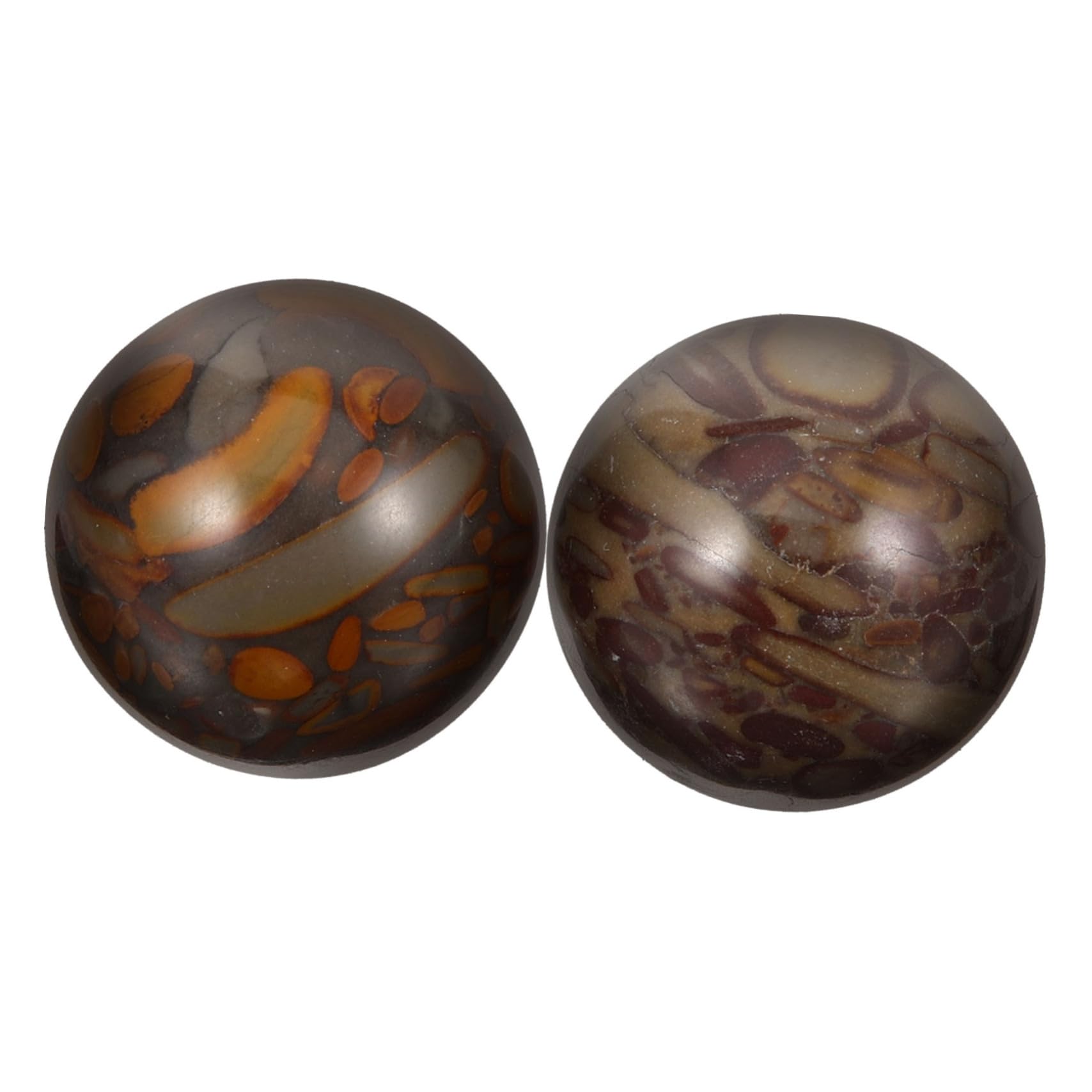 NOLITOY Roll Ball Massager Chinese Hand Roll Balls Hand Exercise Ball Baoding Balls Smooth Small Balls Hand Fitness Balls