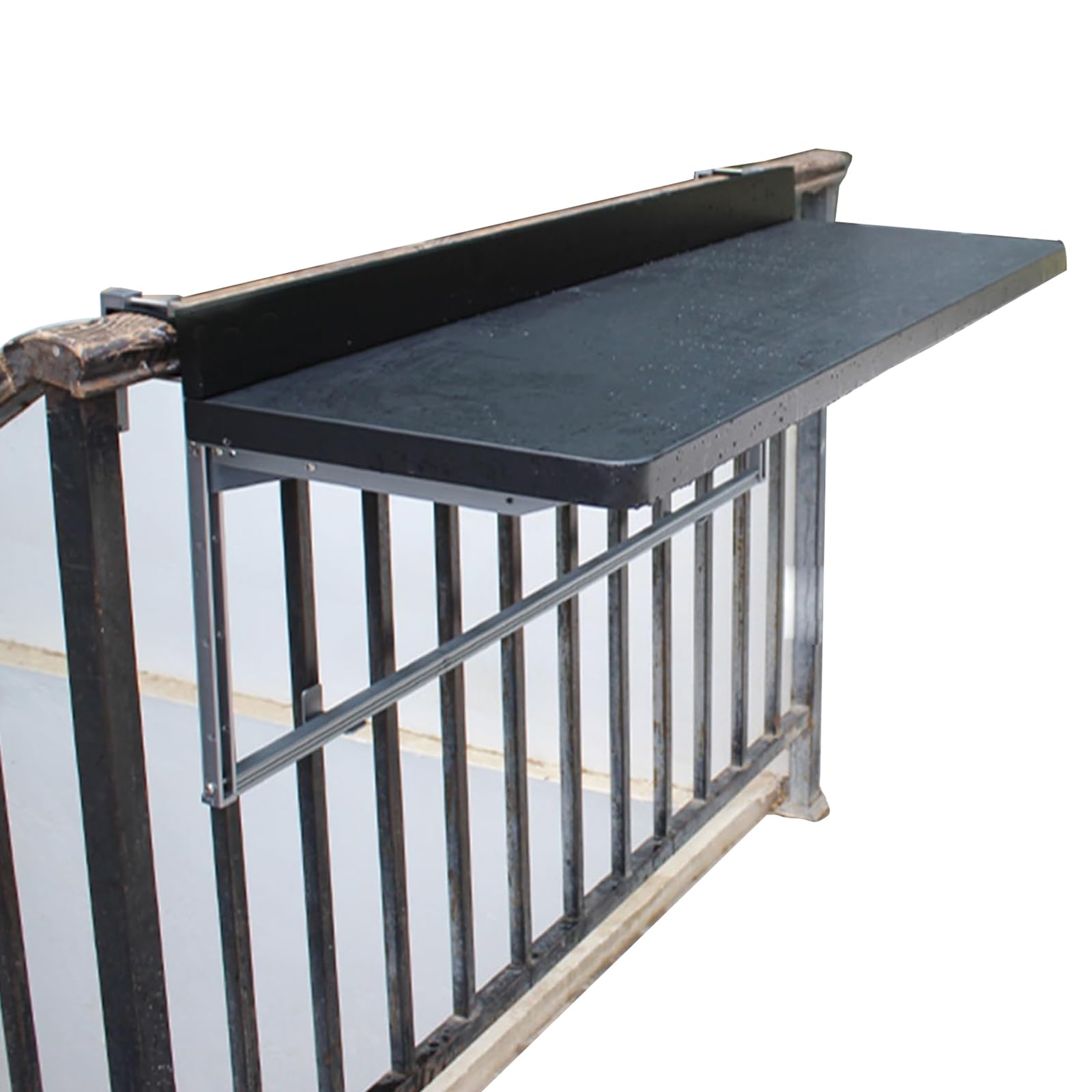 Table suspendue pour balcon pliante pour gagner de la place dehors