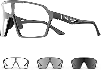 OMEKOL Lunettes De Soleil De Sport, De Baseball, De Cyclisme, De Montagne, D 'équitation, De Vélo, De Plein Air, F10, Taille M